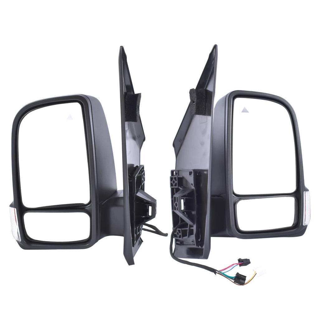Set of 2 Power Mirrors with Turn Signal Heated for Mercedes Sprinter (2019–2024)