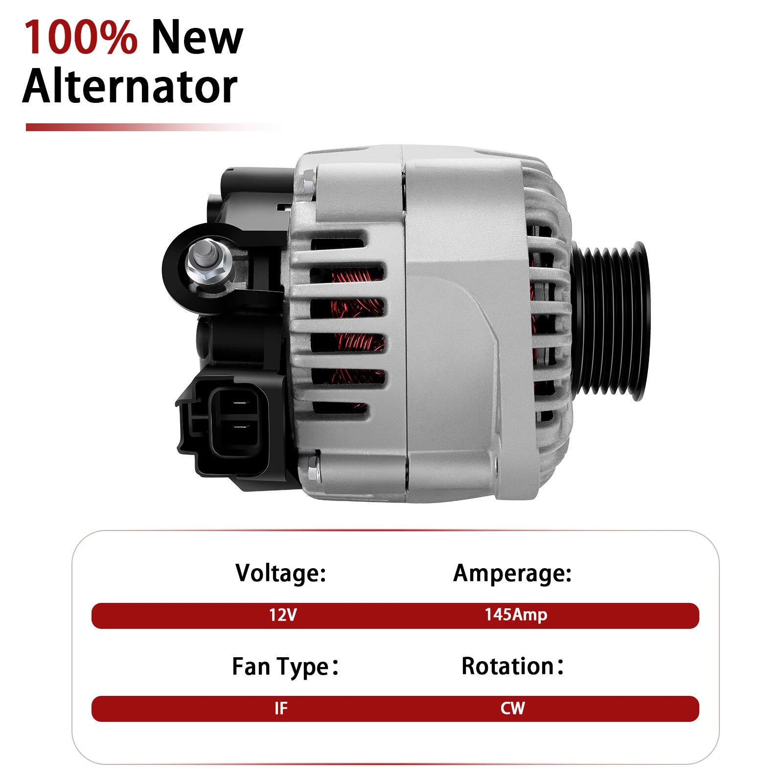 Alternator for Nissan Quest (2005-2009) 3.5L V6 145Amp