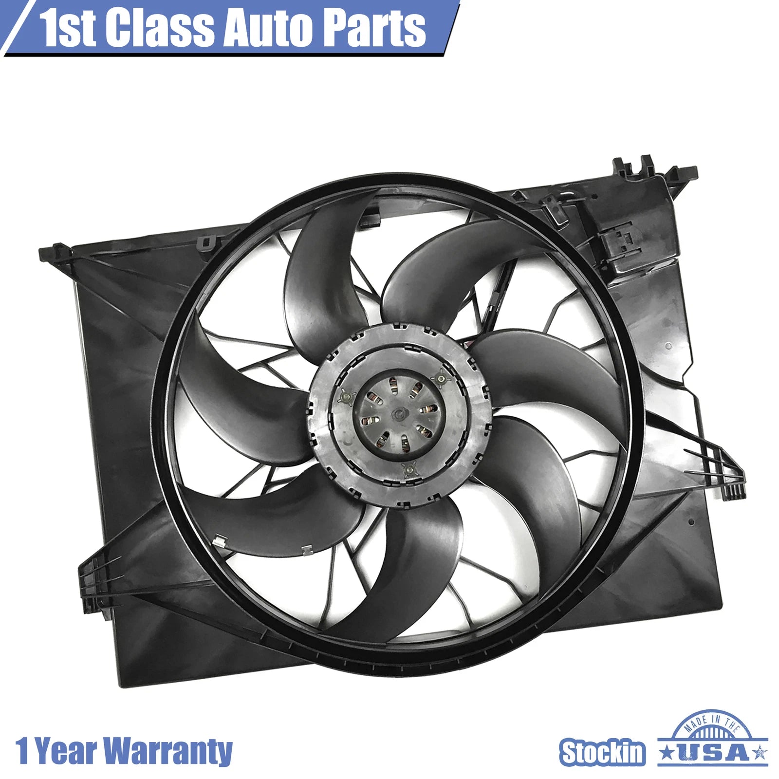 Cooling Fan Assembly for Mercedes Benz S-Class W221 (2007–2013)
