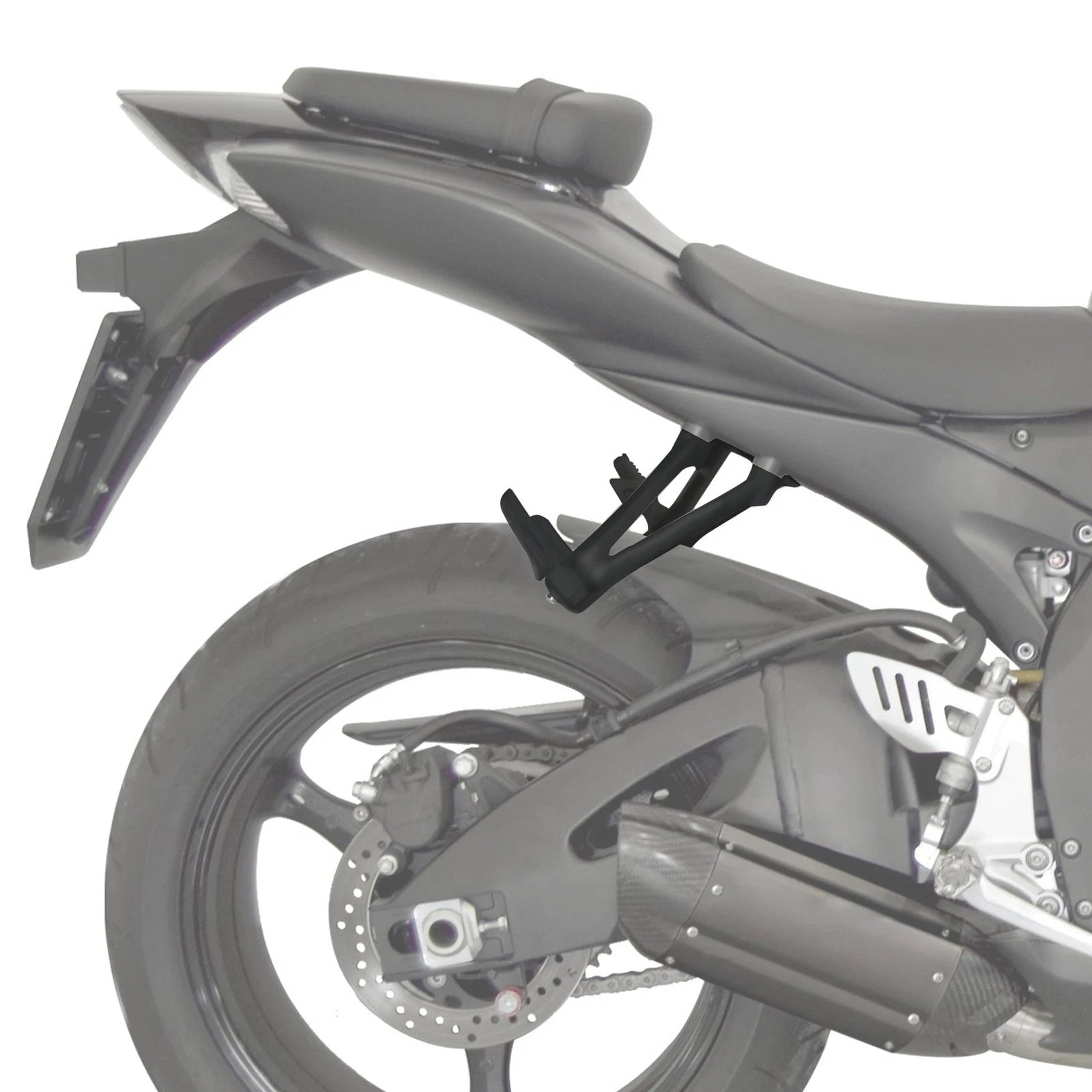Passenger footrests footpegs bracket for Suzuki GSXR600 GSXR750 (2006–2007)