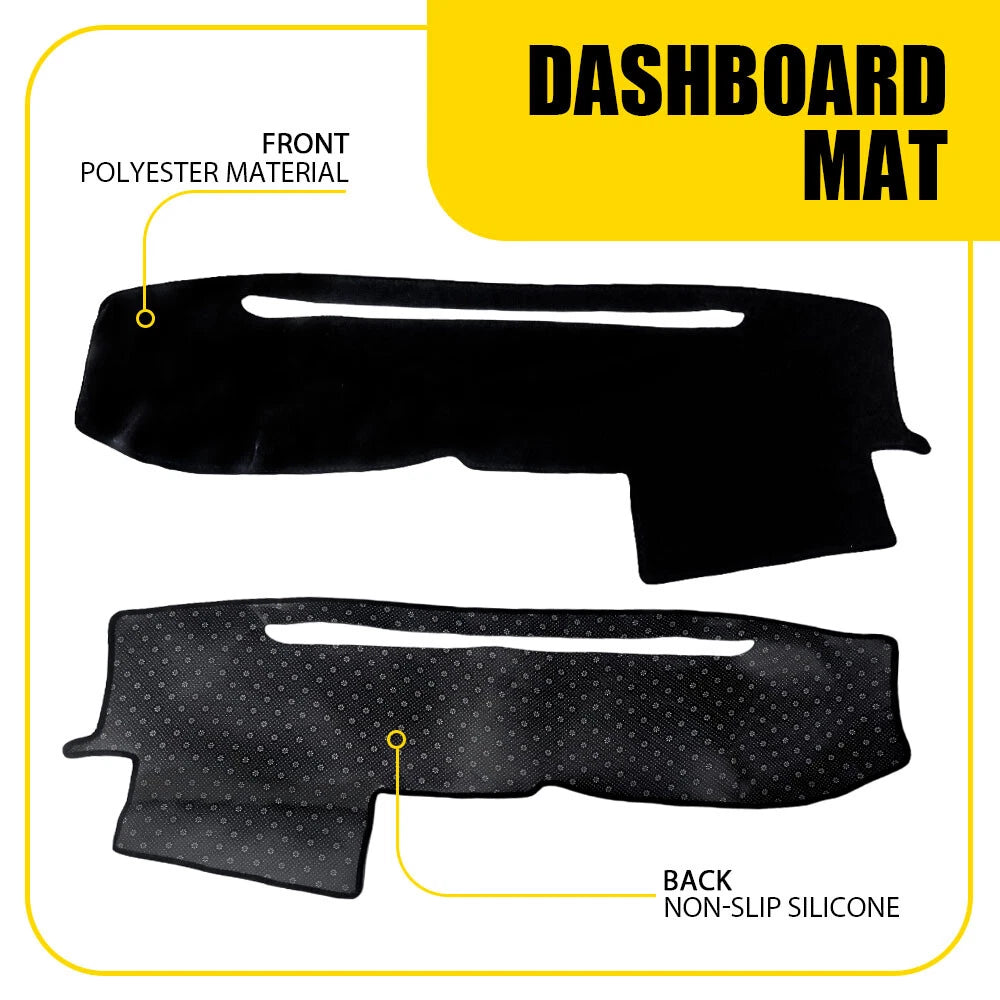 Dashboard Cover Mat for Toyota 4Runner (2003–2009) - Black