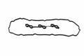 Left Engine Valve Cover Gasket for Hyundai Kia (224533CGA2)