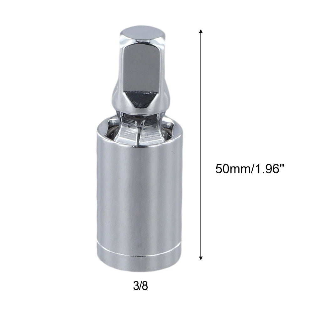 1pc Replacement Socket Adapter 1/2" to 3/8" Chrome Vanadium Steel