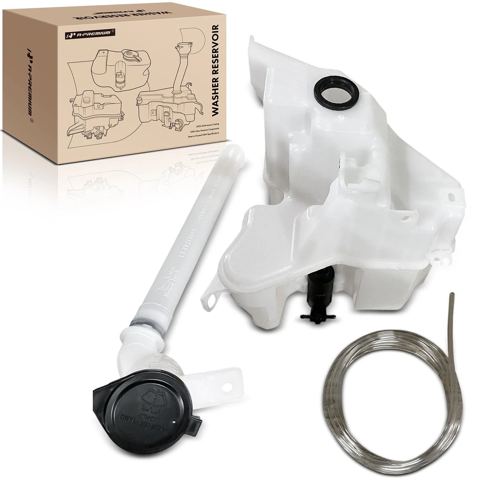 Windshield Washer Reservoir with Pump for Toyota Venza (2021–2024)