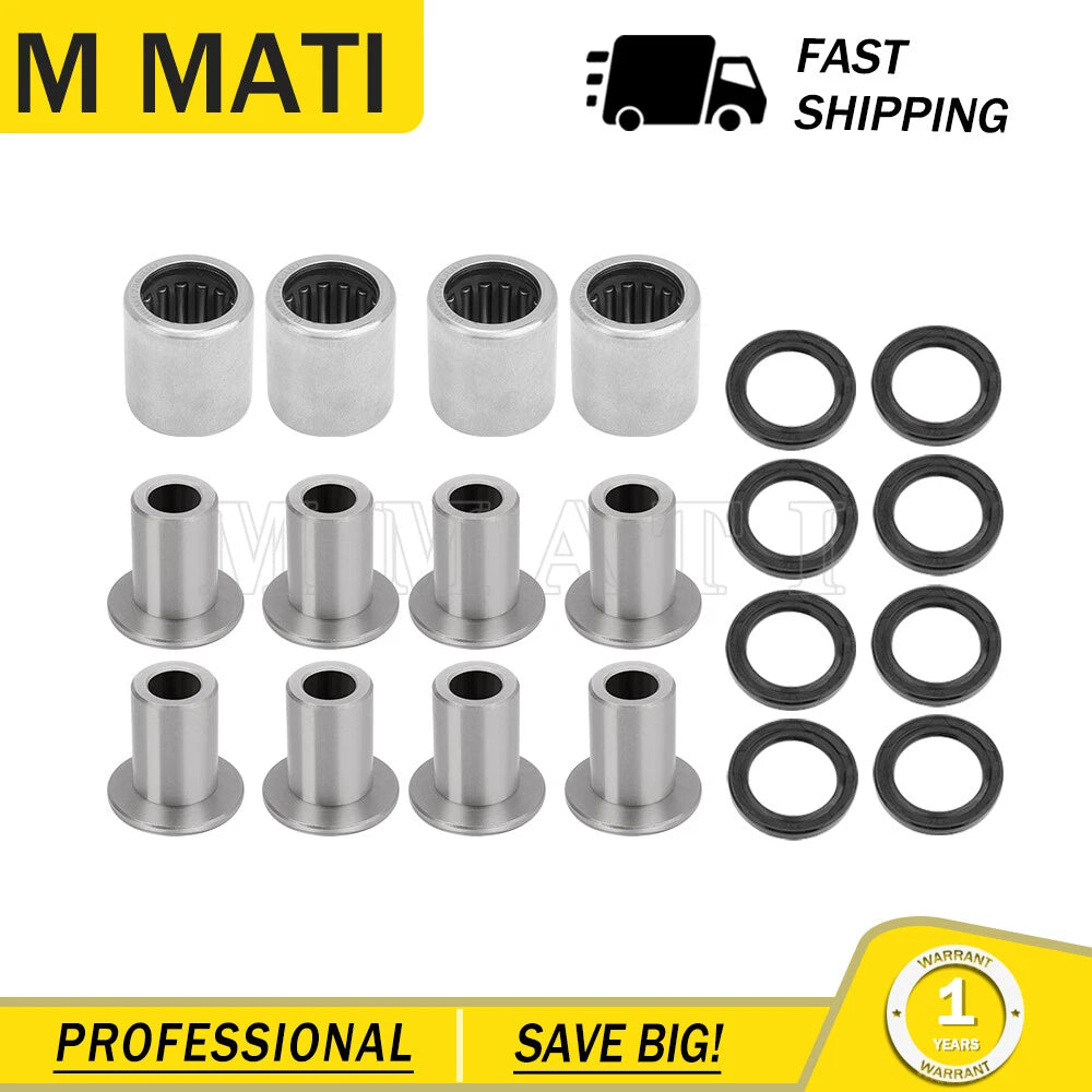 Upper A Arm Bushing Kit for Suzuki LTZ400, Kawasaki KFX400, Arctic Cat DVX400