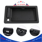 Rear Cargo Door Handle & License Plate Bracket for Ford Van E150 E250 E350 