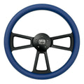 Steering Wheel Wrap Black 5 Hole for Peterbilt Kenworth Freightliner (All)