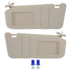 Set of 2 Sun Visors + License Plate Light for Toyota Venza (2009–2016)