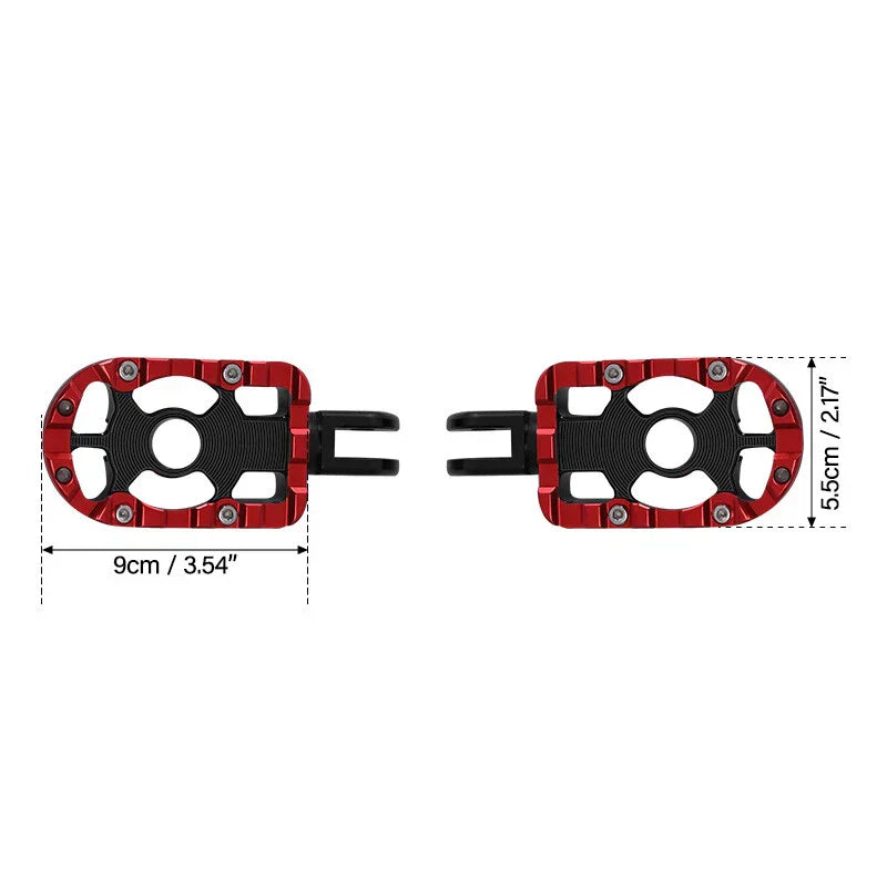Driver Footpegs Footrest for Harley Softail Street Fat Bob Sport Glide (18-25)
