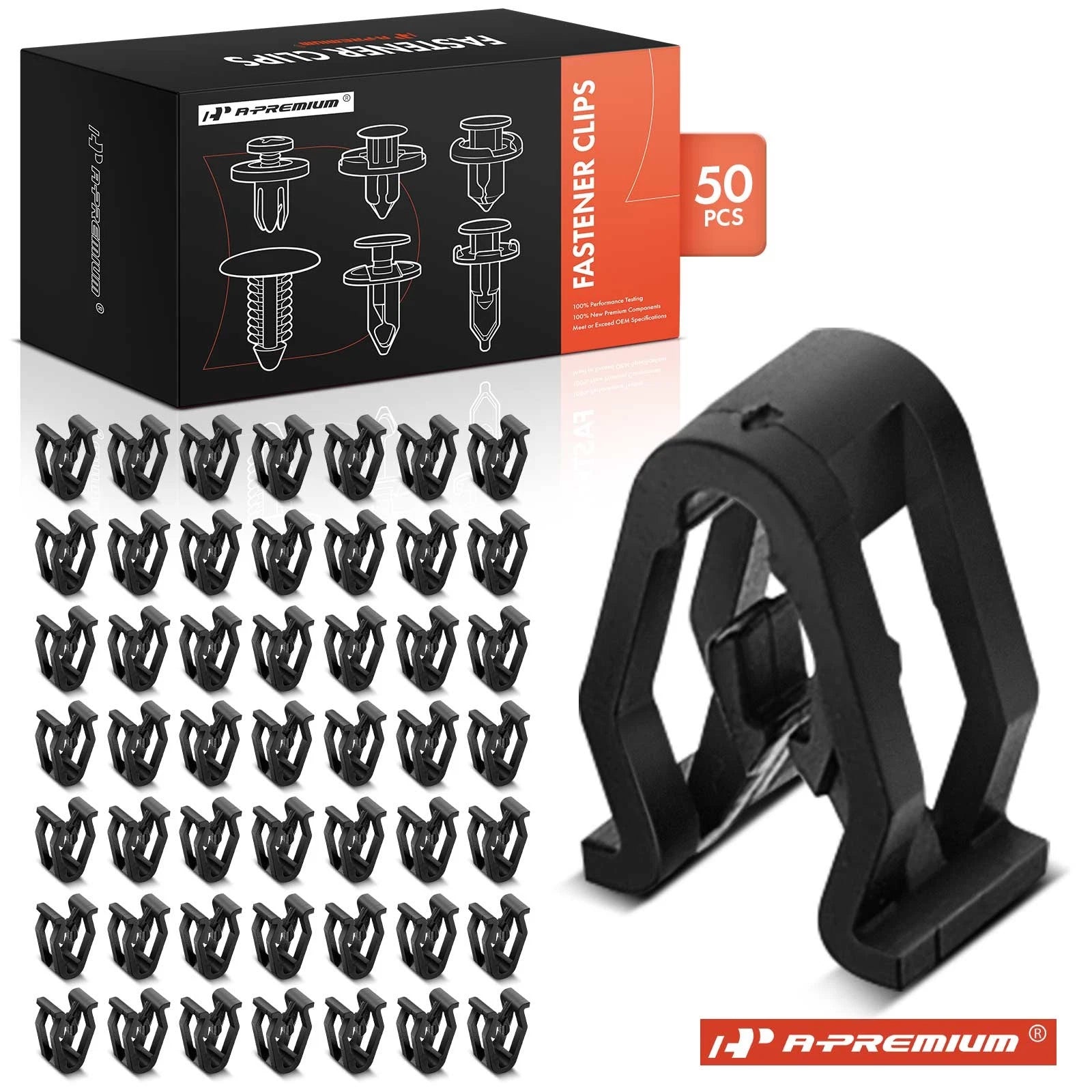 50Pcs Nylon Trim Panel Retainer Clips for Hyundai Sonata (2011–2014)
