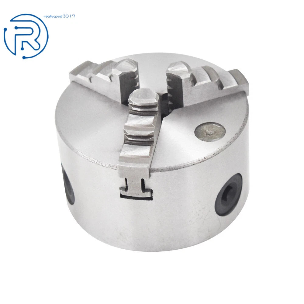 3-Jaw 4-Inch Self Centering Lathe Chuck for Drilling Milling Machine