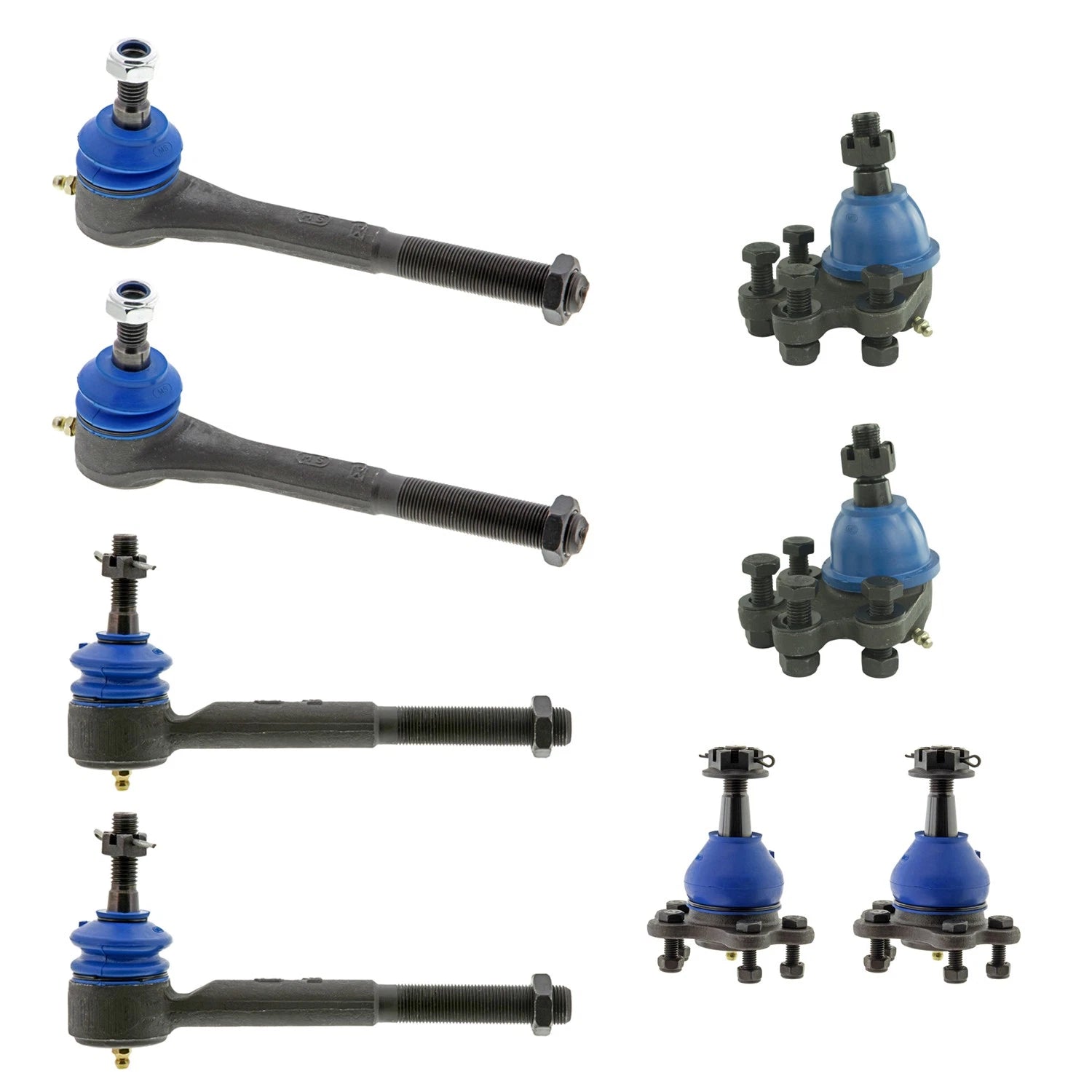 8PC Tie Rod Ends & Ball Joint Kit for Chevrolet K1500 K2500 (1990–1999)
