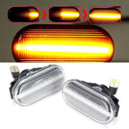 2X LED Amber Side Indicator Marker Light for Nissan 350Z Navara D40 Pathfinder