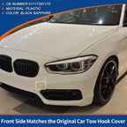 Front Bumper Tow Hook Cover for BMW 1 Series Black Sapphire