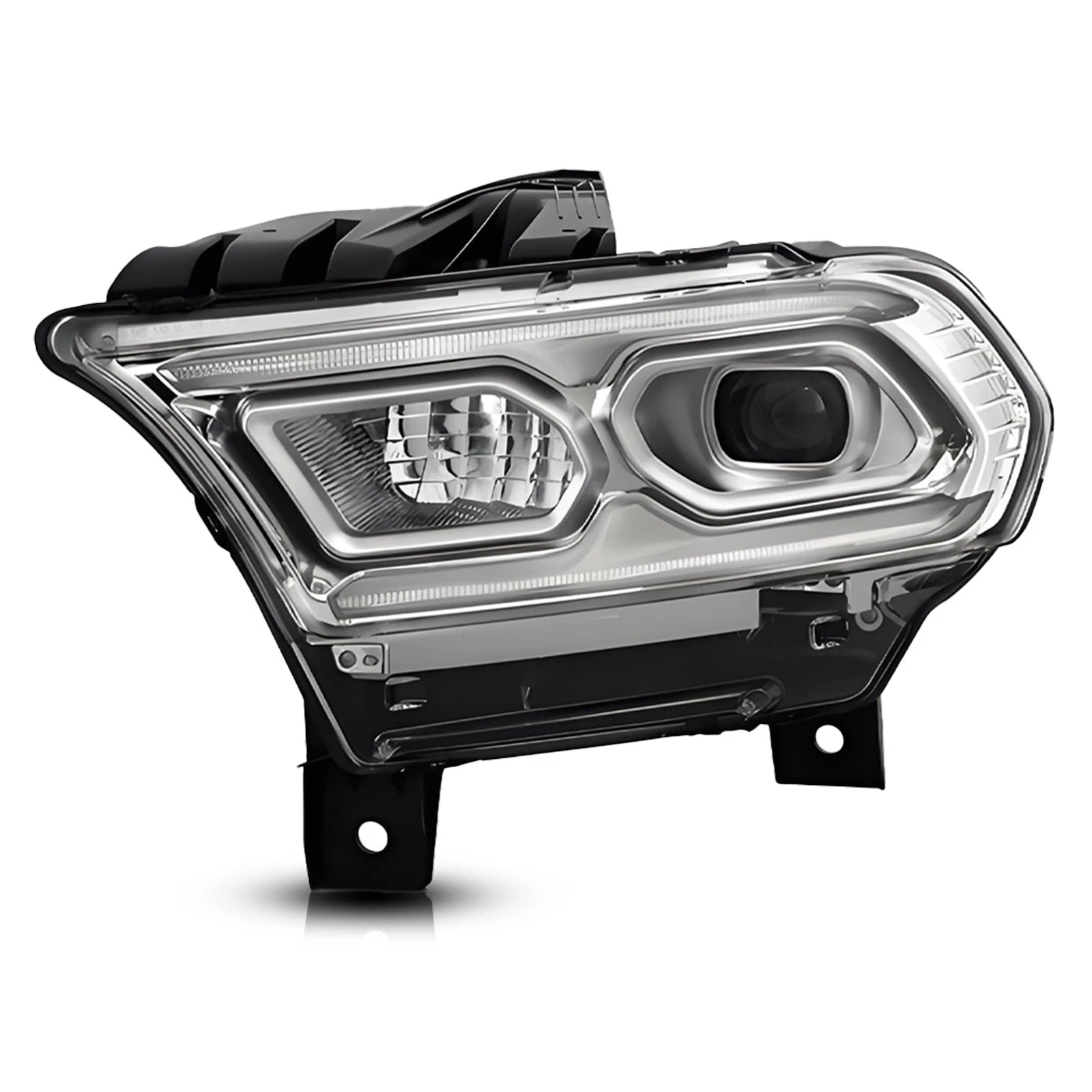 Full LED Projector Headlight for Dodge Durango (2021–2024) Chrome Left