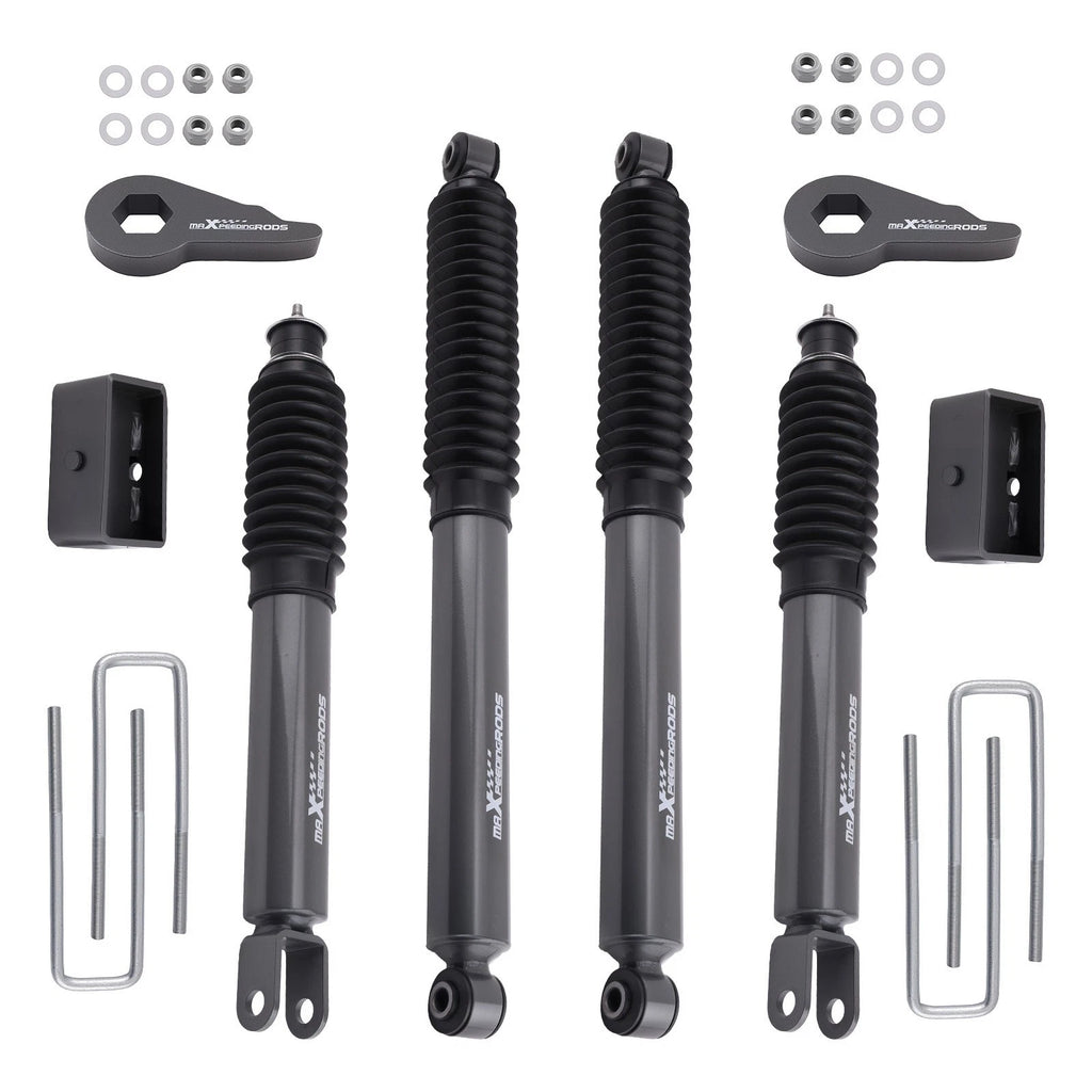 1.5"-2" Front Lift Kit for Chevy Silverado GMC Sierra 1500 4WD (1999–2006)