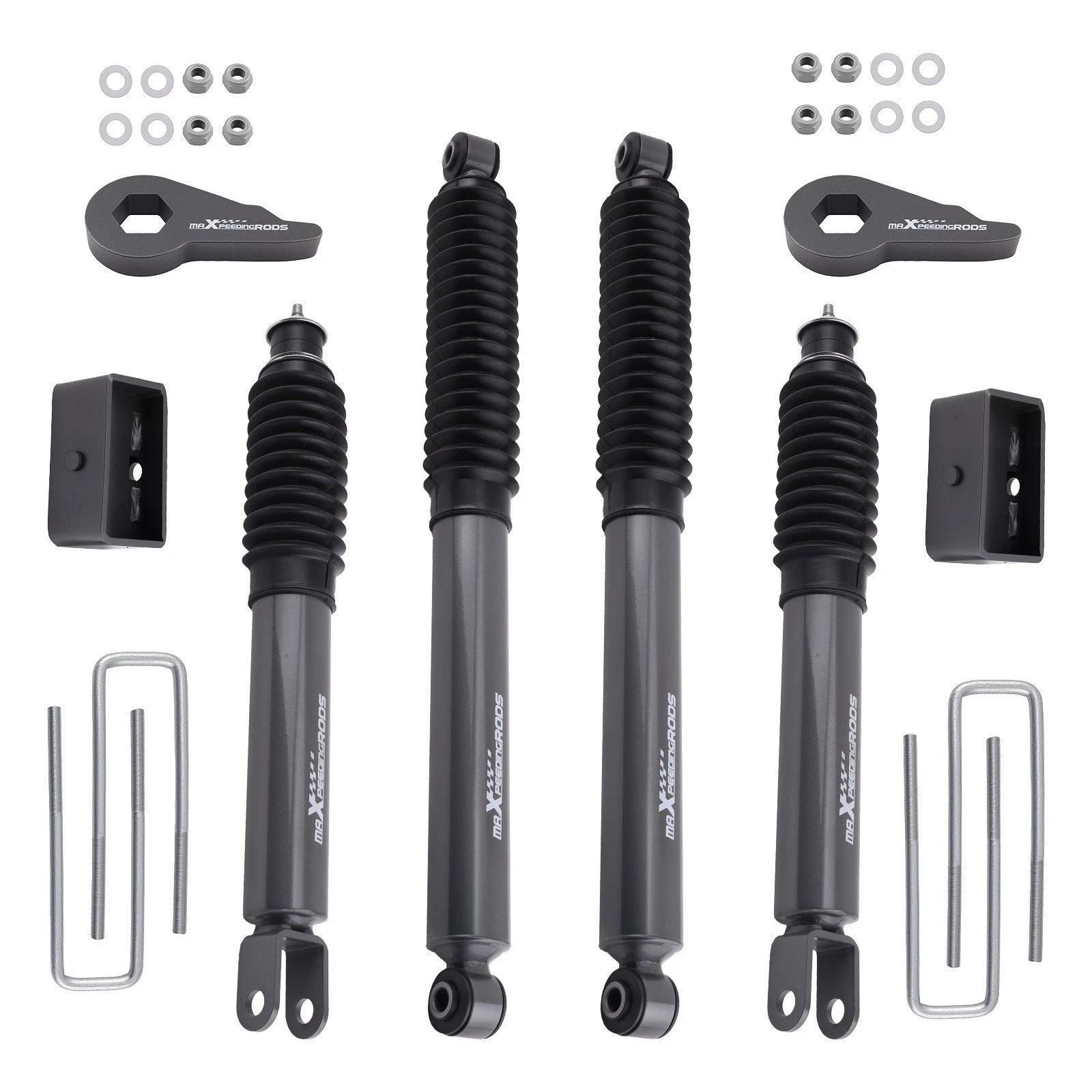 1.5"-2" Front Lift Kit for Chevy Silverado GMC Sierra 1500 4WD (1999–2006)