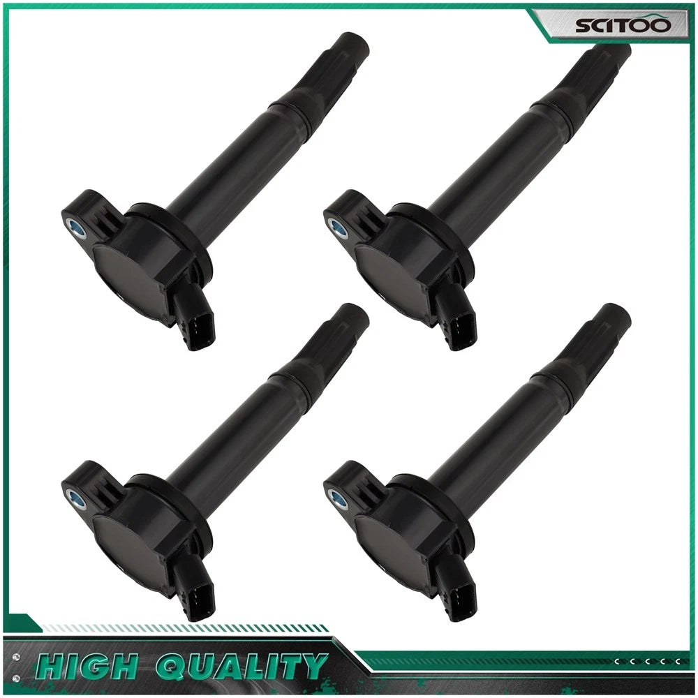 Set of 4 Ignition Coils for Toyota Highlander Avalon RAV4 Sienna Camry Venza Scion tC