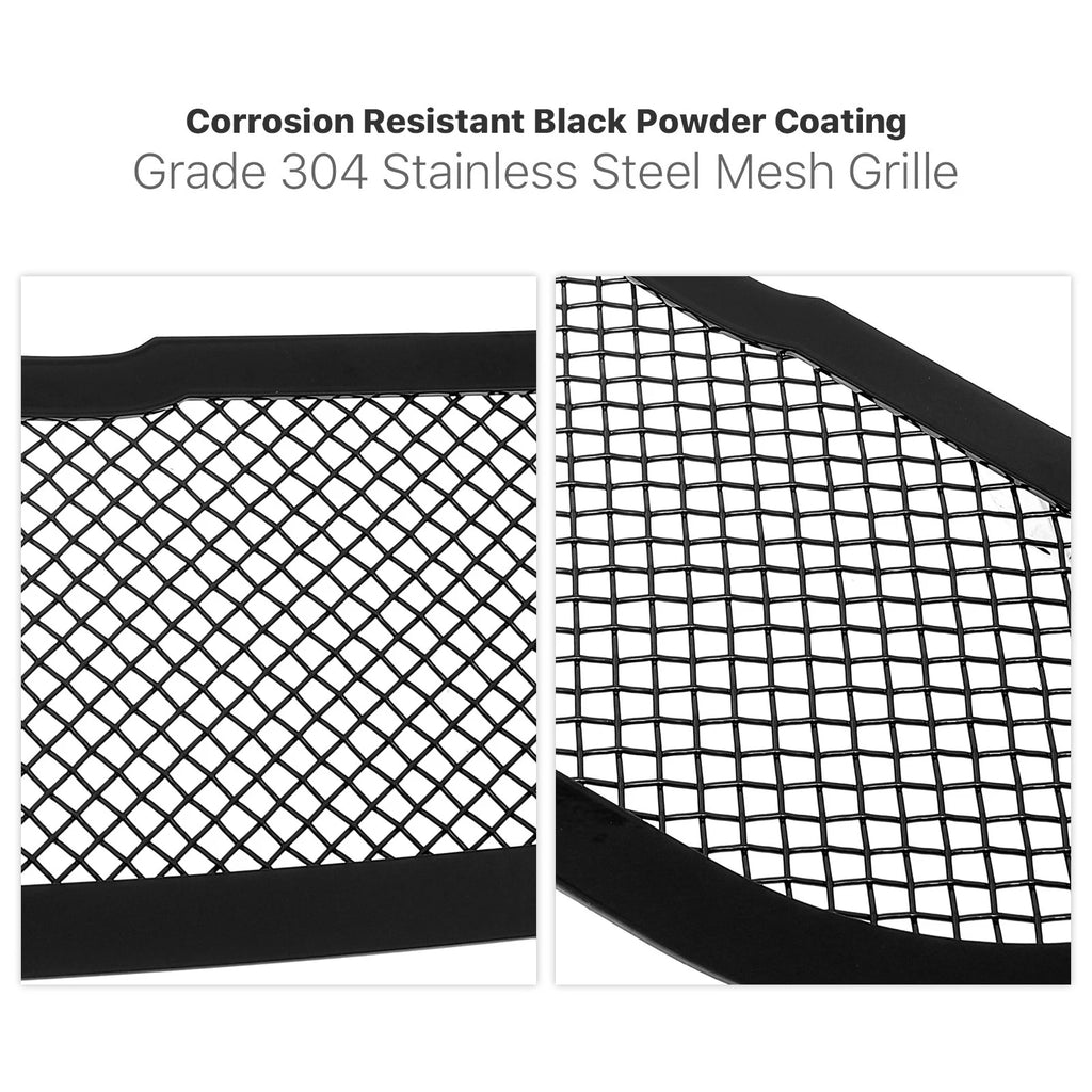 Stainless Black Mesh Grille Insert for Chrysler Crossfire (2004-2008)