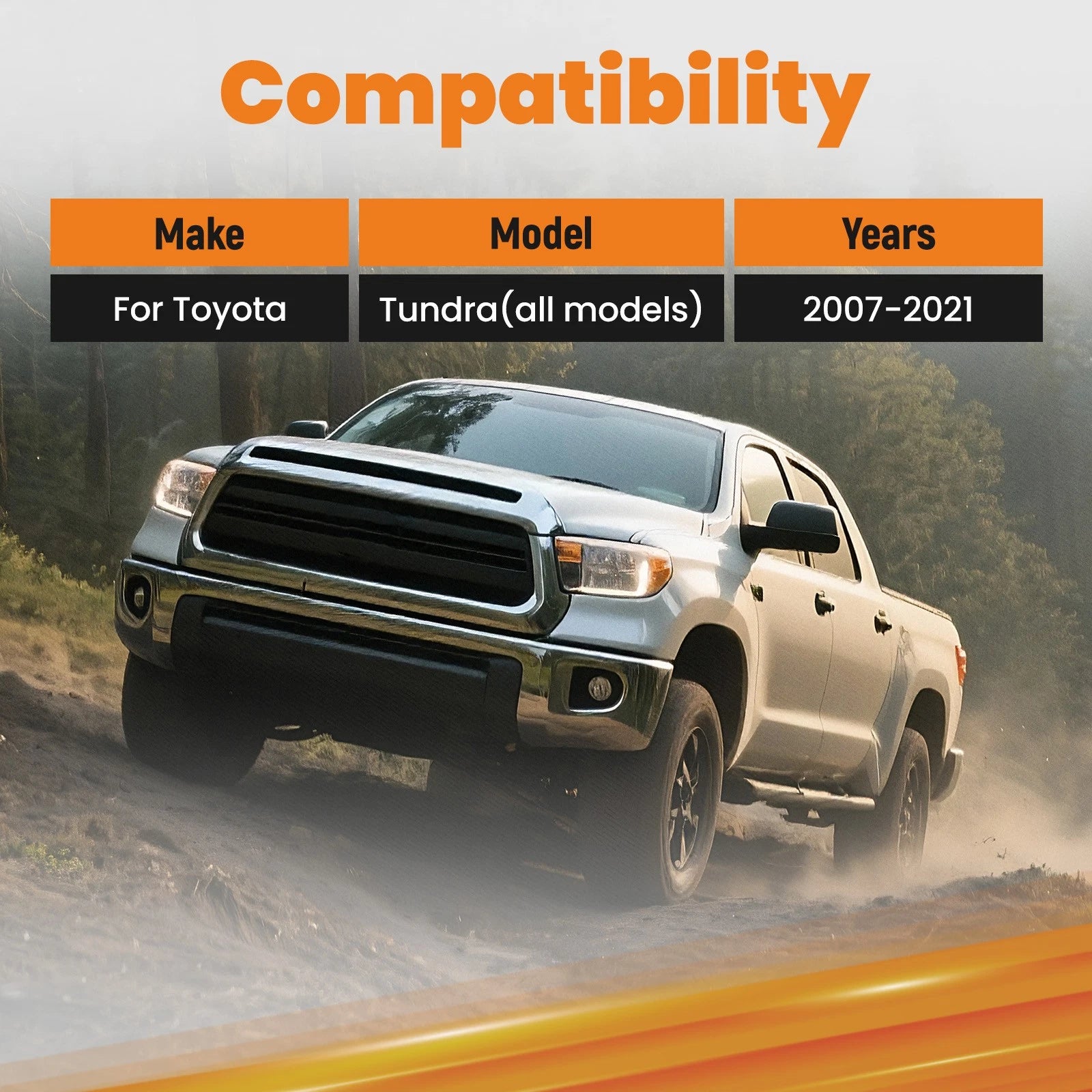 Rear Sway Bar Kit for Toyota Tundra (2007-2021)