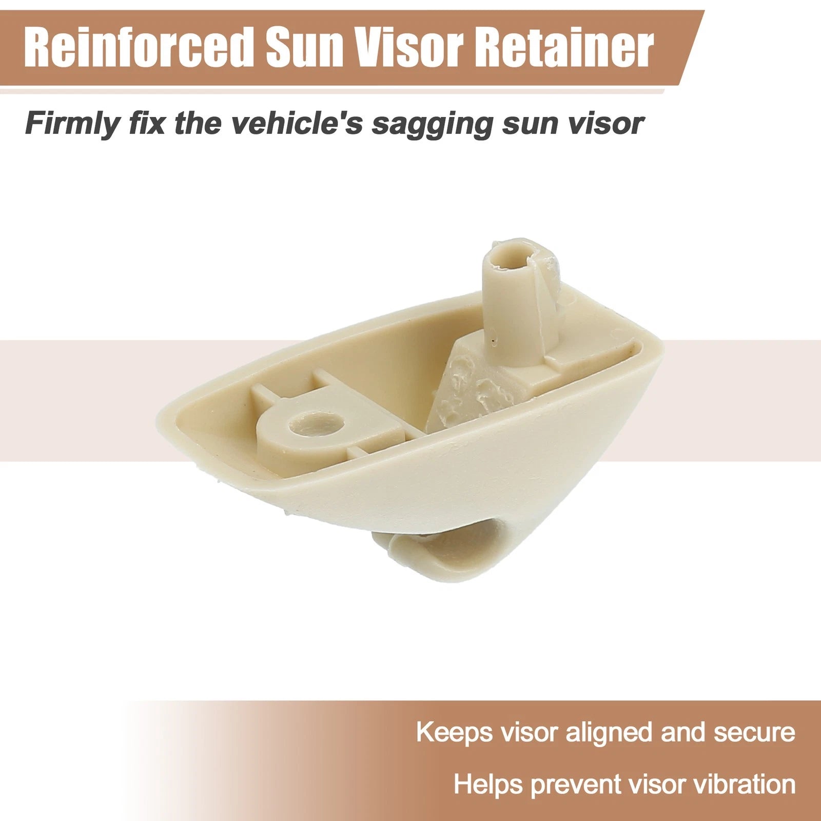 Sun Visor Support Clip Retainer No. 191857559 for Volkswagen Rabbit (2006–2010)