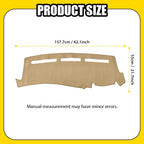 Dashboard Cover Mat for Chevy Suburban Tahoe (2000-2006) Beige
