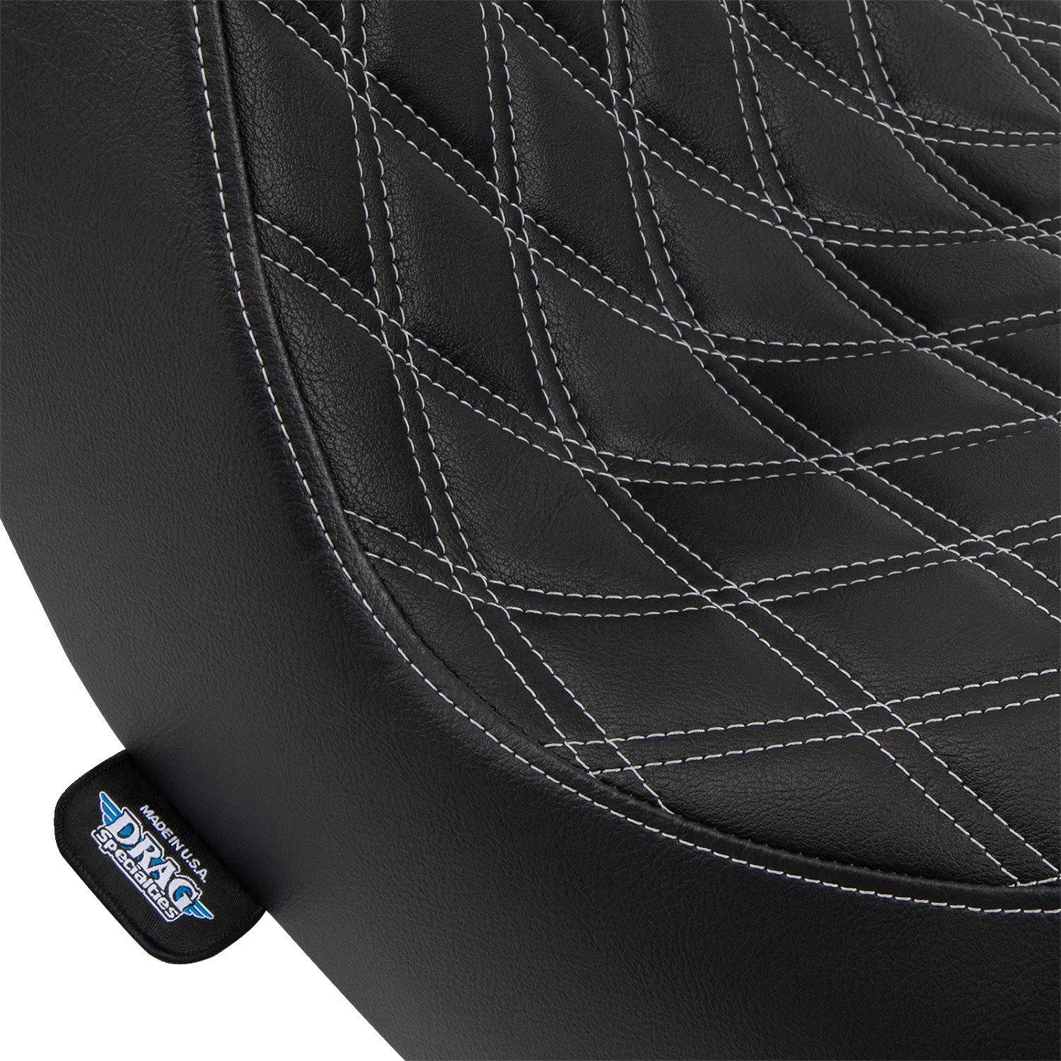 Predator III 2-Up Seat for Harley Davidson (2000–2023) - Double Diamond - Black/Silver