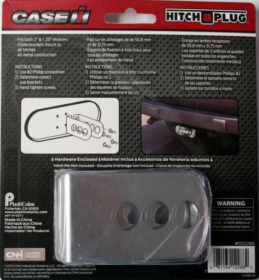 Hitch Plug Cover Insert for IH International Harvester (CASE)