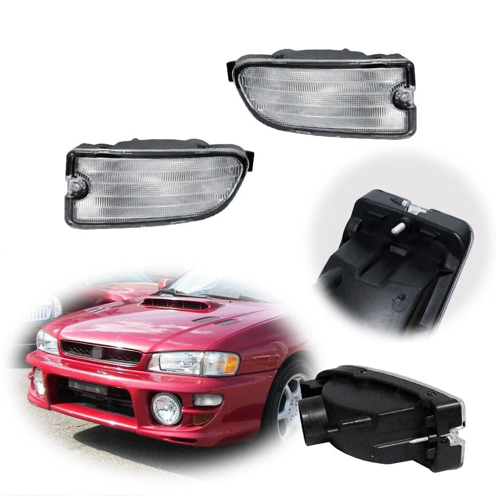 Clear Turn Signal Parking Bumper Lamp Lens for Subaru Impreza (1999–2001)