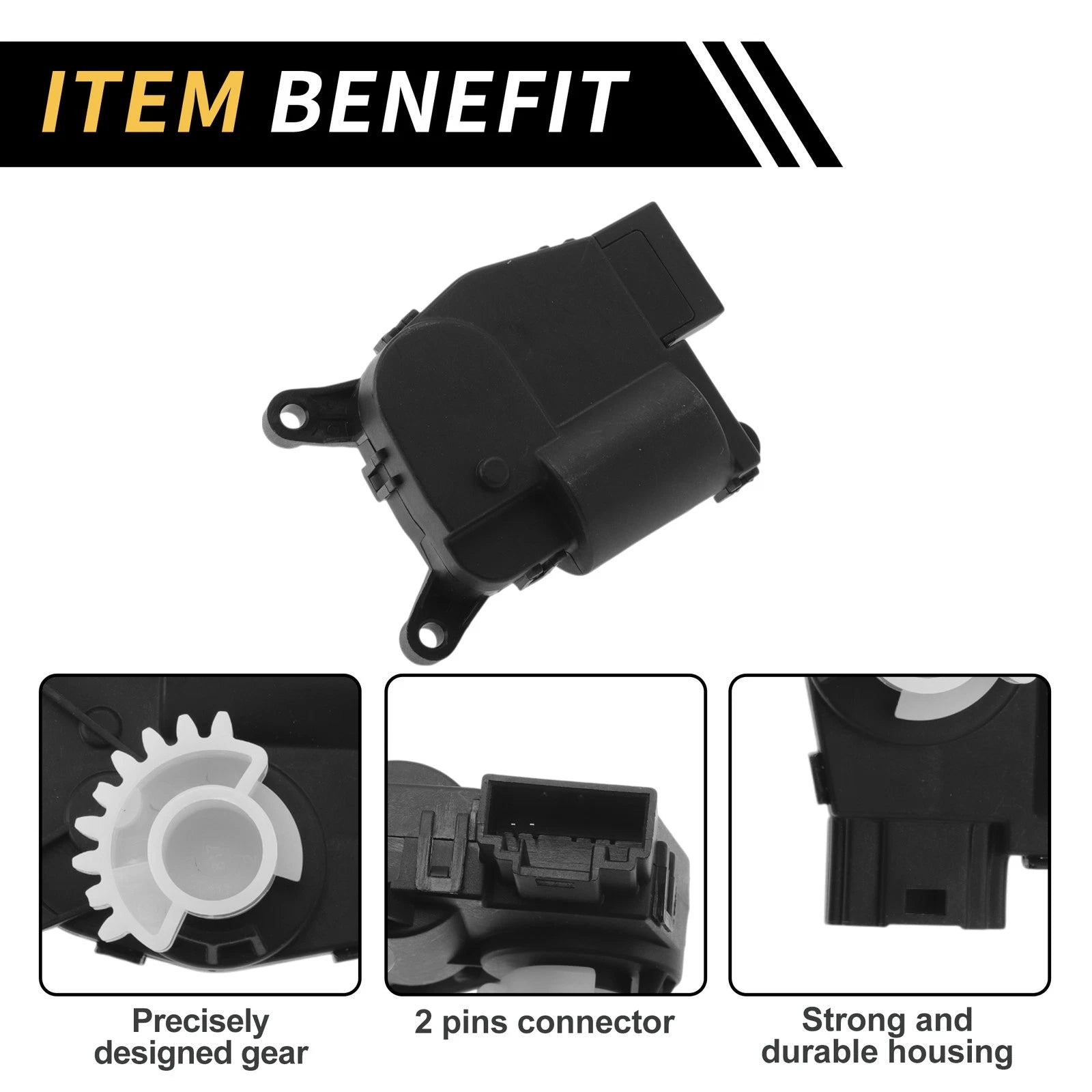 HVAC Heater Blend Door Actuator for Volkswagen Passat (2012–2018) No. 561907511C