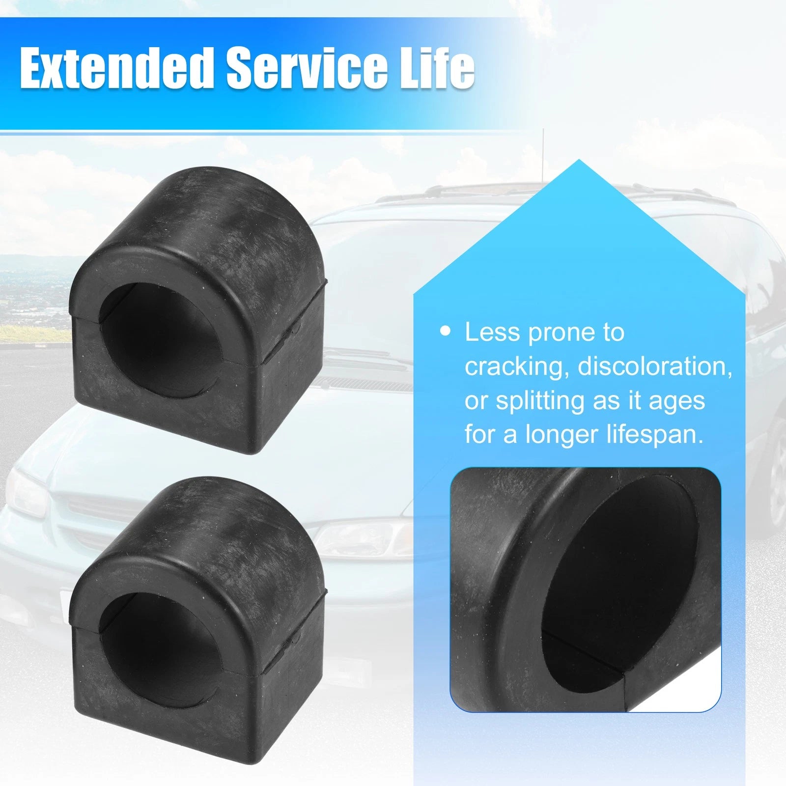 2pcs Suspension Stabilizer Bar Bushings No.A1663231465 for Mercedes-Benz 