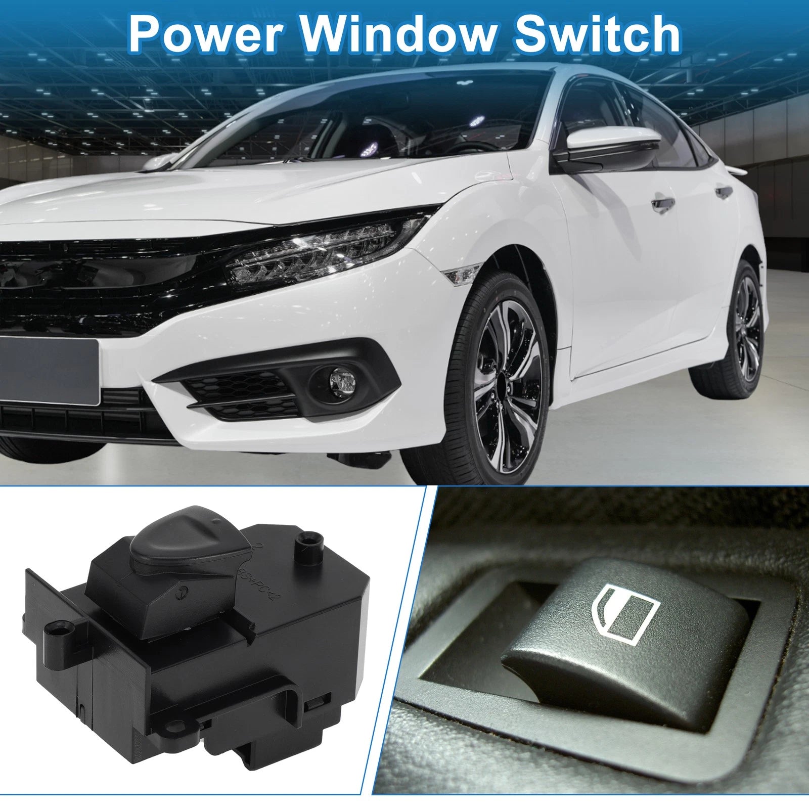 Rear Passenger Power Window Switch for Honda Civic (2001–2005)