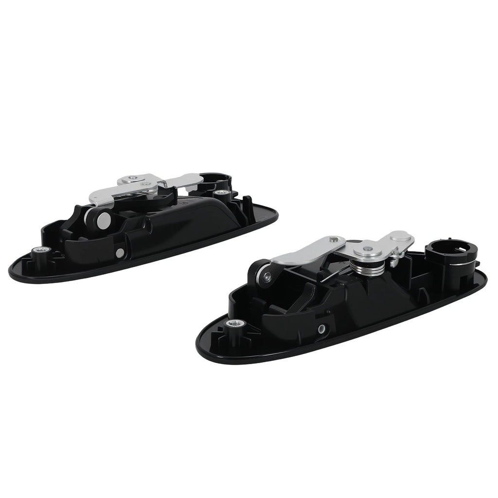 Set of 2 Front Exterior Door Handles for Honda Civic del Sol (1993–1997) Black