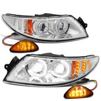 LED DRL Projector Headlights + Side Marker for International 4300 4400 4100 (2002–2016)