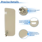 Left Side Sun Visor for Hyundai Accent (2011–2015) No. 85210-1R000 Beige