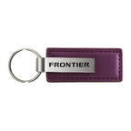 Purple Leather Keychain - Officially Licensed for Nissan Frontier