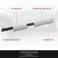 Set of 2 Primered Grey Slip On Rocker Panels for Ford F-150 (2009–2014)