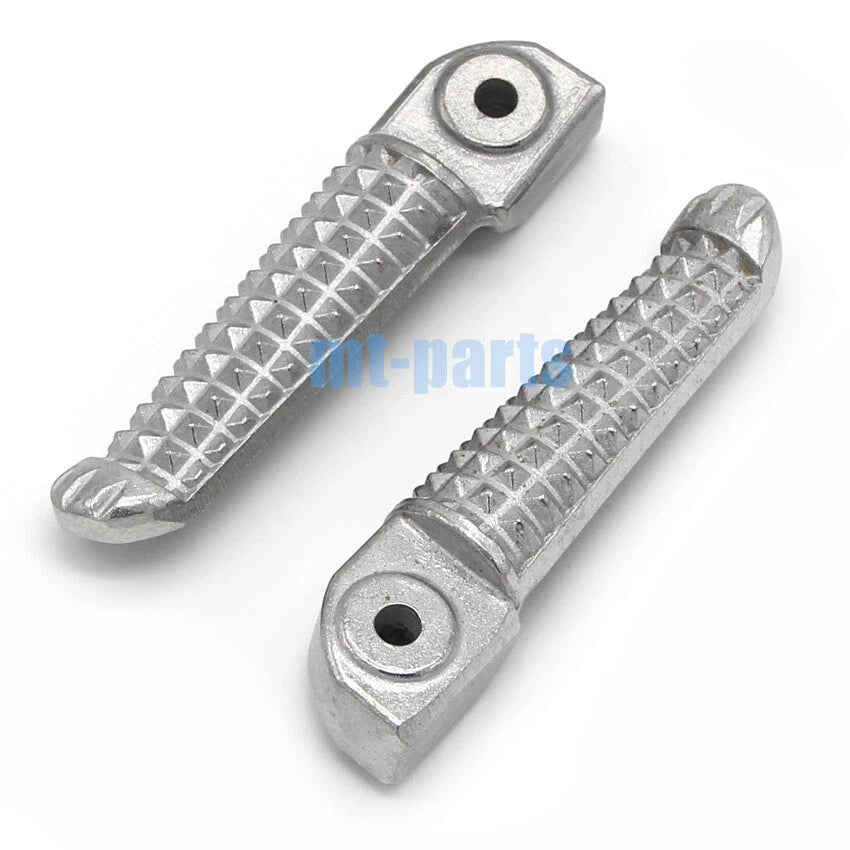 Silver Rear Footrest Pegs for Yamaha YZF R6 (1999–2020)
