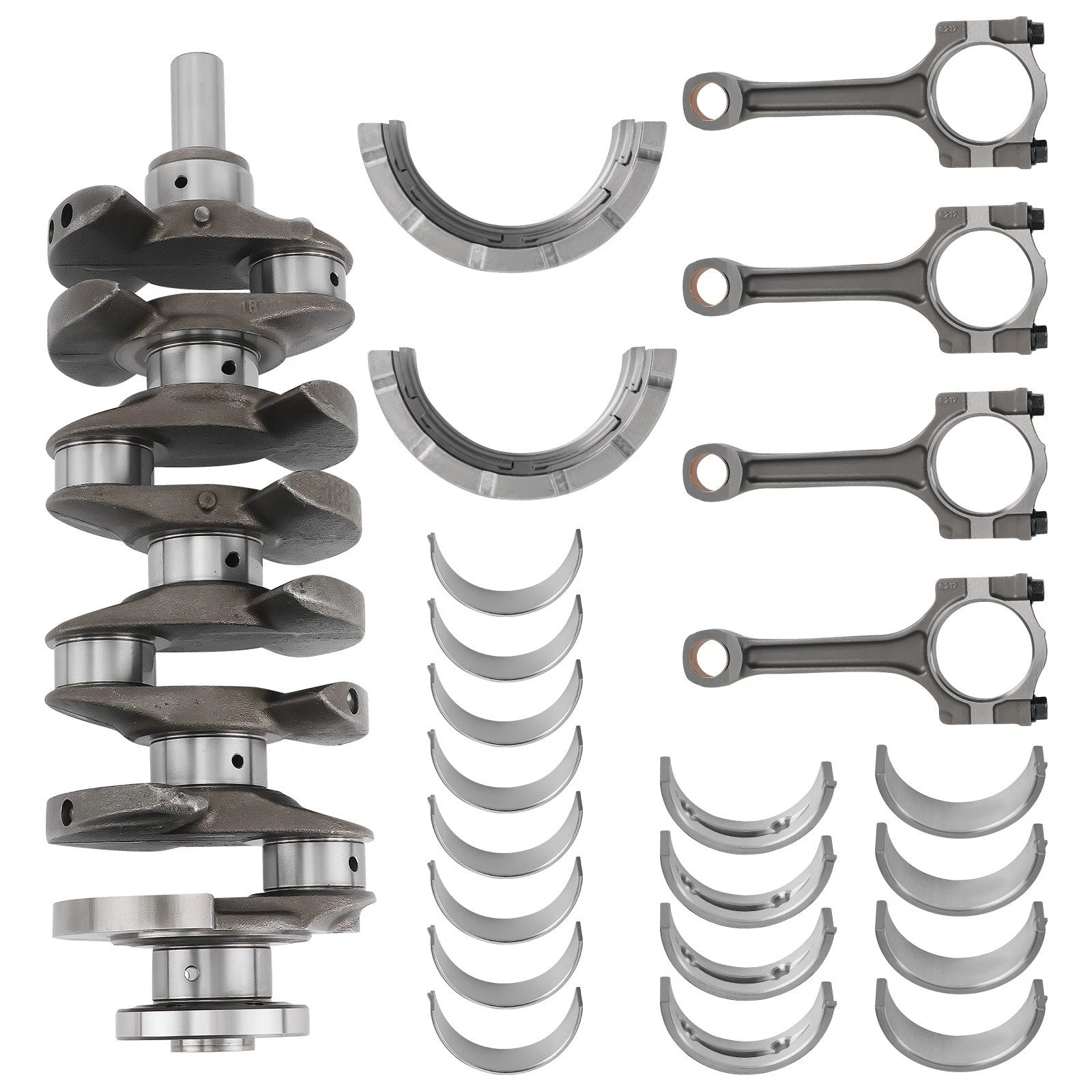 Crankshaft & Con Rods Bearing Kit for Chevy GMC Buick 2.4L (2010–2015) 12578164 12598216