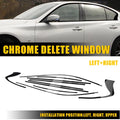 Chrome Delete Blackout Overlay for Infiniti Q50 Q50S (2014–Present)