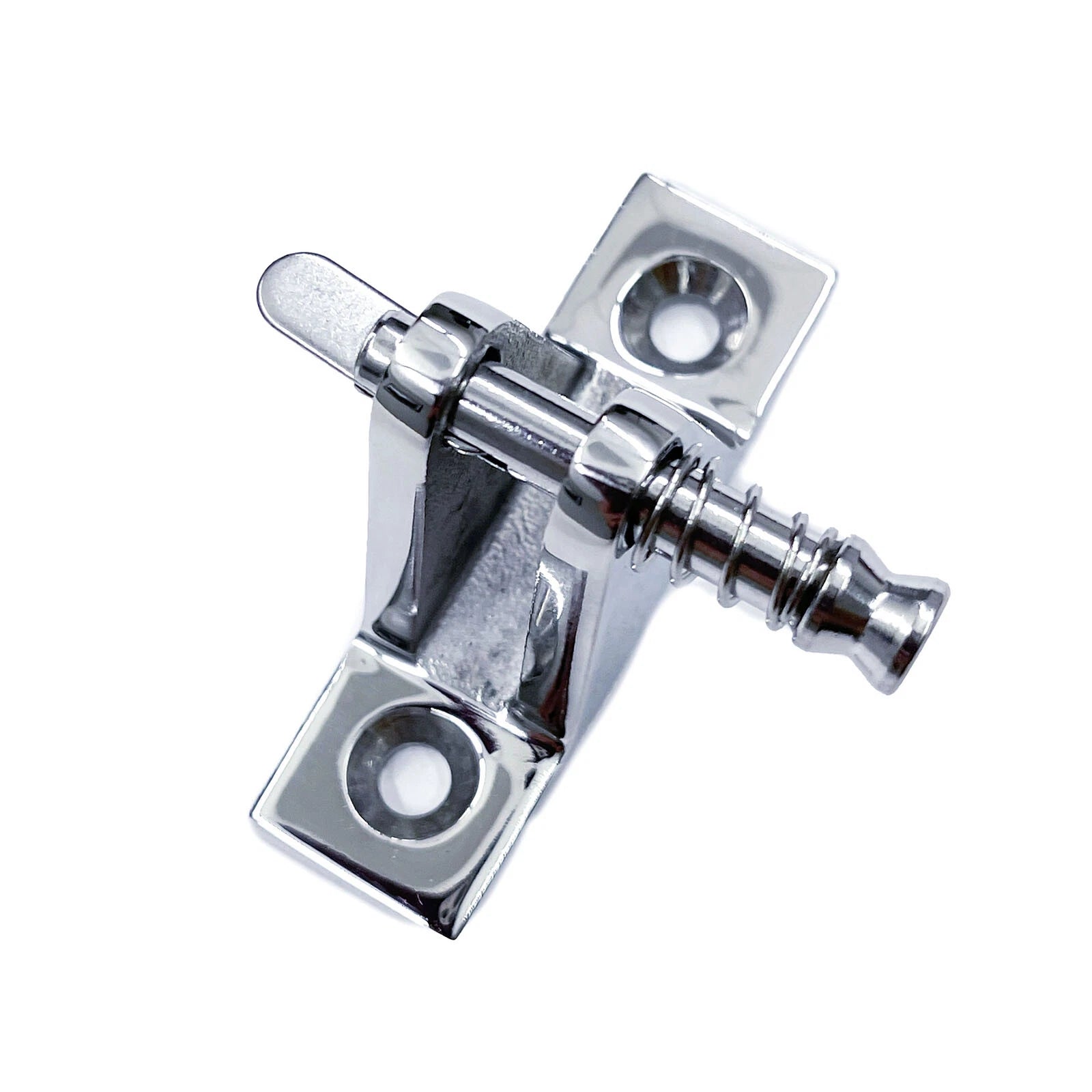 Set of 2 Stainless Steel Bimini Top Deck Hinge Mount Fittings for Marine Boat