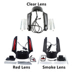 Rear Fender Fascia Set with LED Light for Harley Touring Road King Glide (2009–2013)