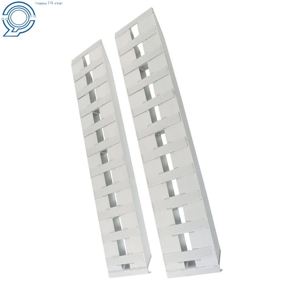 Set of 2 Aluminum Trailer Ramps for Car Truck (6500 lbs Capacity)