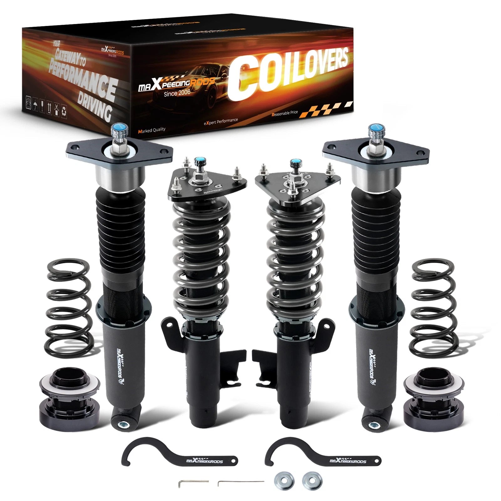 24 Way Damper Coilovers for Mazda 3 (2004-2009)