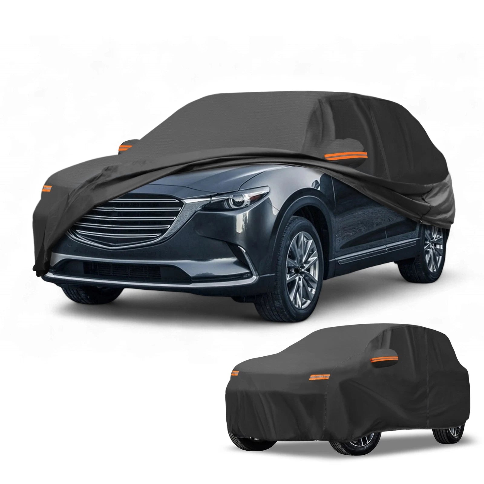 Car Cover Waterproof All Weather for Mazda CX-9 (2016–2023) 190T-PU Zipper