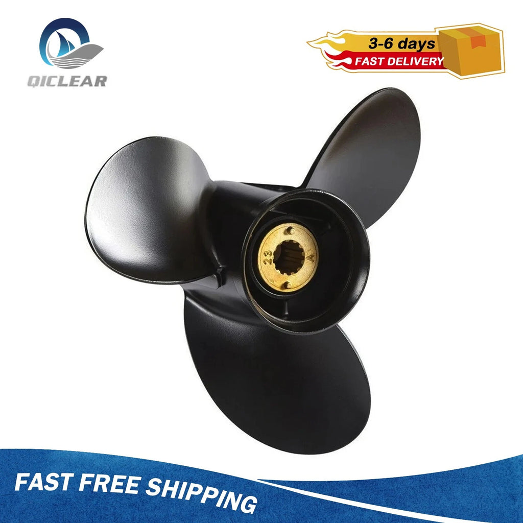 11 x 15 Aluminum Boat Propeller for Mercury 25-70HP (RH, 13 Spline)