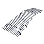 Stainless Chrome Horizontal Billet Grille Insert for Ford Mustang (1967–1968)