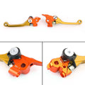 Gold Brake Clutch Levers for Husqvarna TC125 TC250 TE150 TE250 TE300 FC250 FC350 (2014–2023)