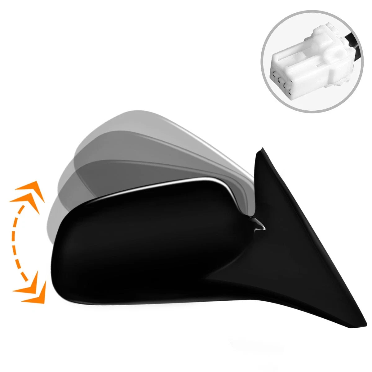 Powered Heated Side Rear View Mirror for Mitsubishi Galant (1999–2003)