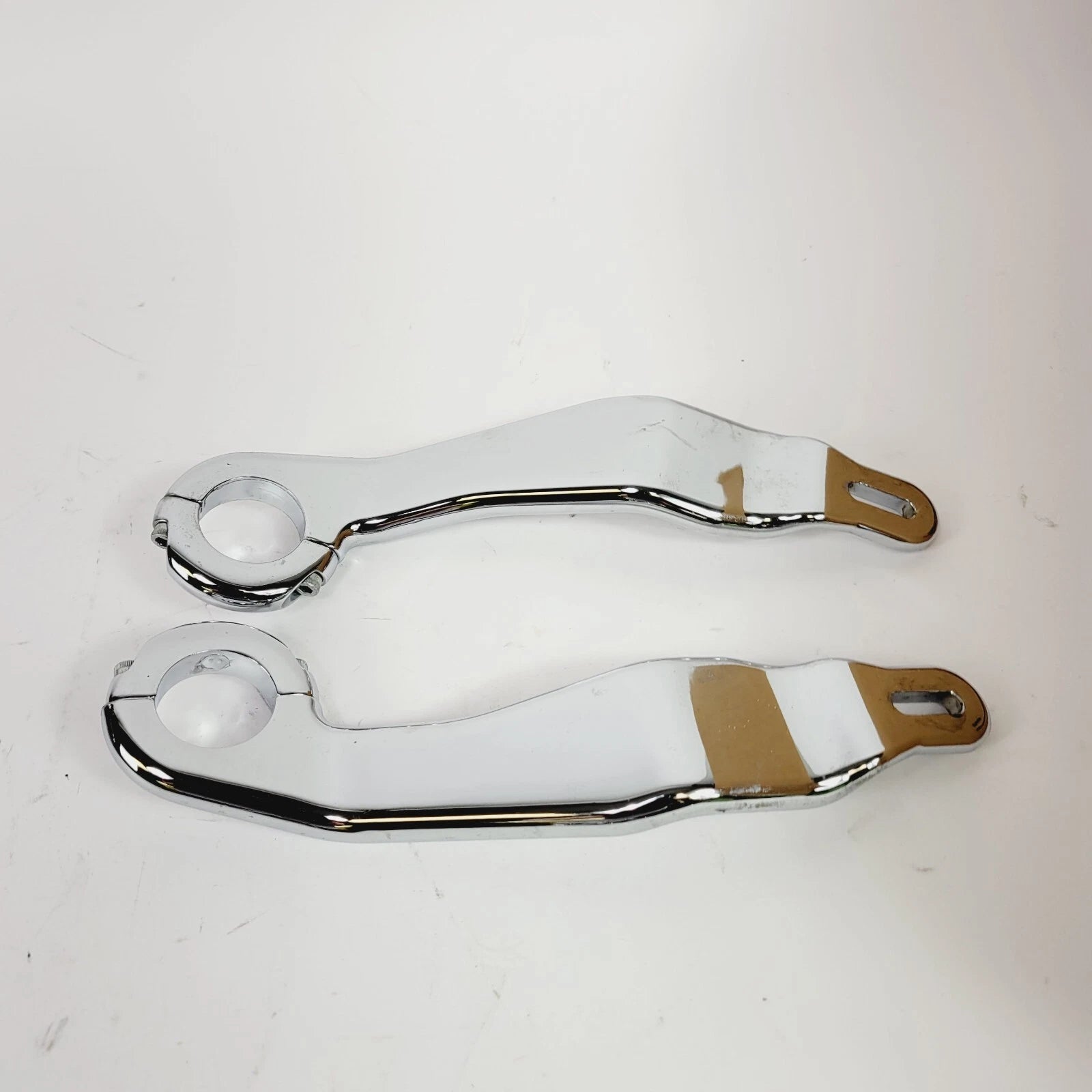 Set of 2 Fairing Support Brackets for Harley Davidson Touring Road Glide (2015–2023) Chrome